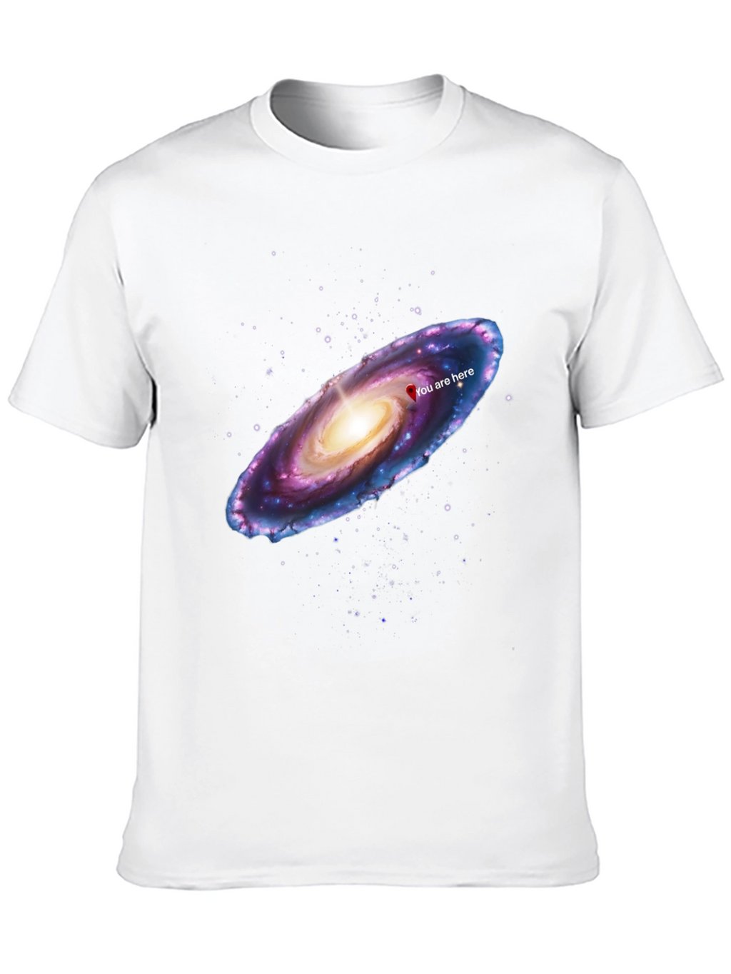 Galaxy You Are Here Graphic T-Shirt