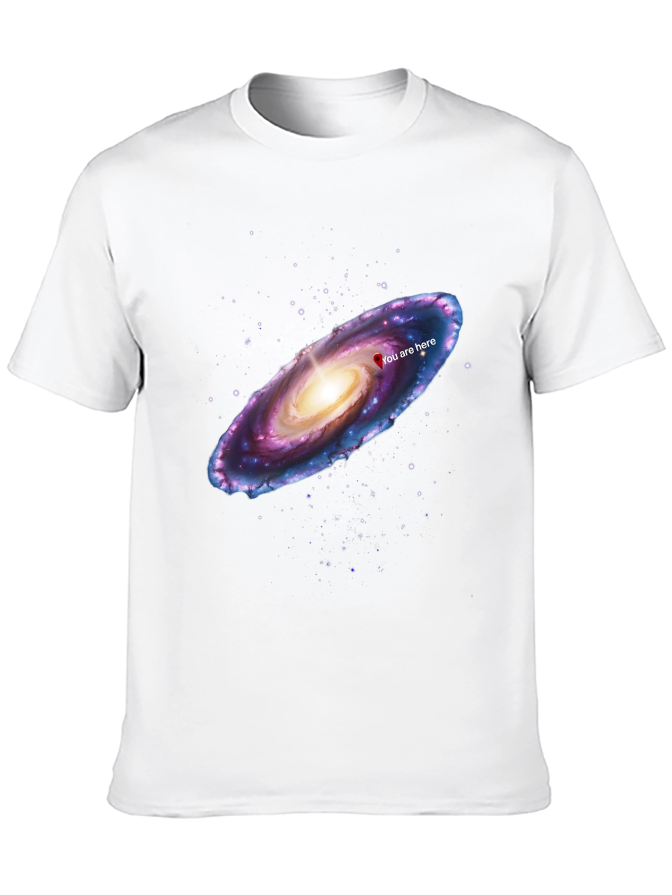 Galaxy You Are Here Graphic T-Shirt