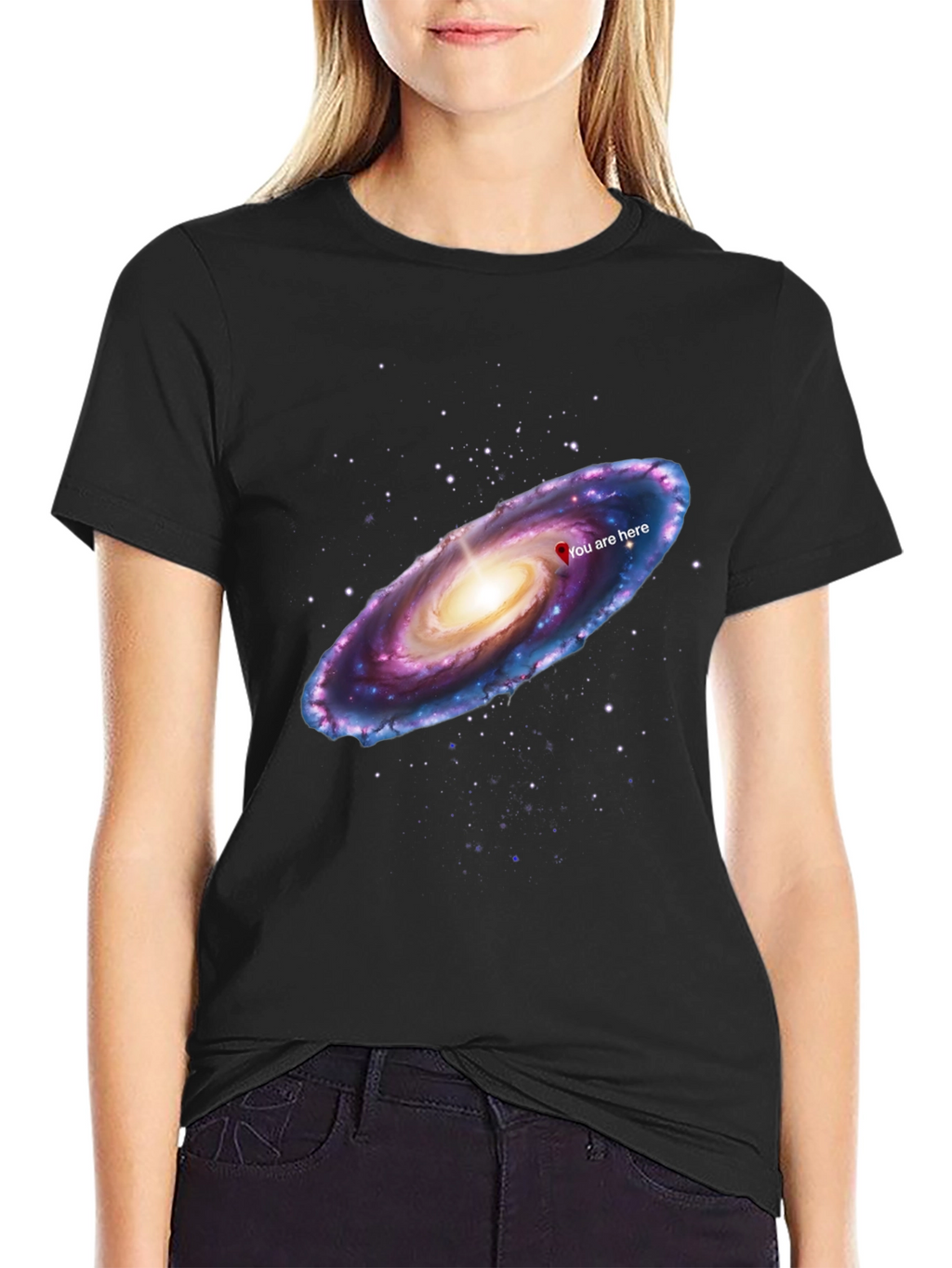 Galaxy You Are Here Graphic T-Shirt