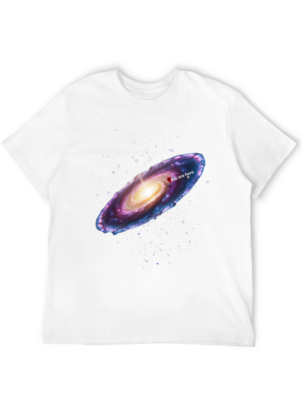 Galaxy You Are Here Graphic T-Shirt