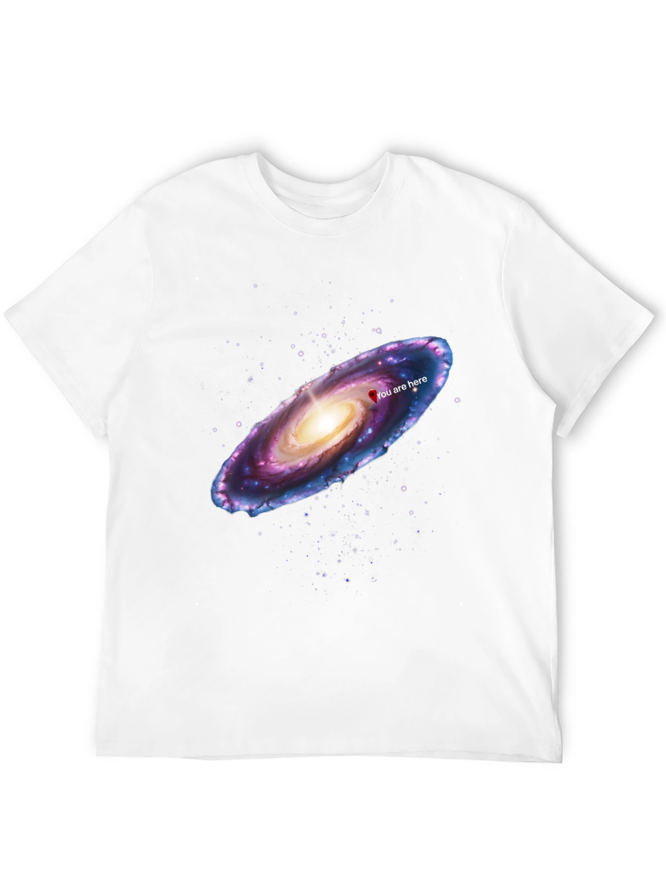 Galaxy You Are Here Graphic T-Shirt