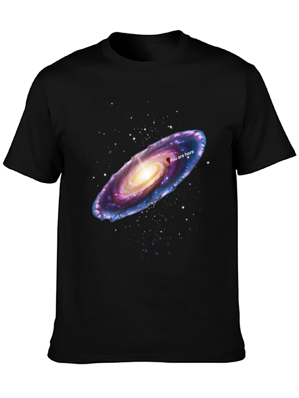 Galaxy You Are Here Graphic T-Shirt