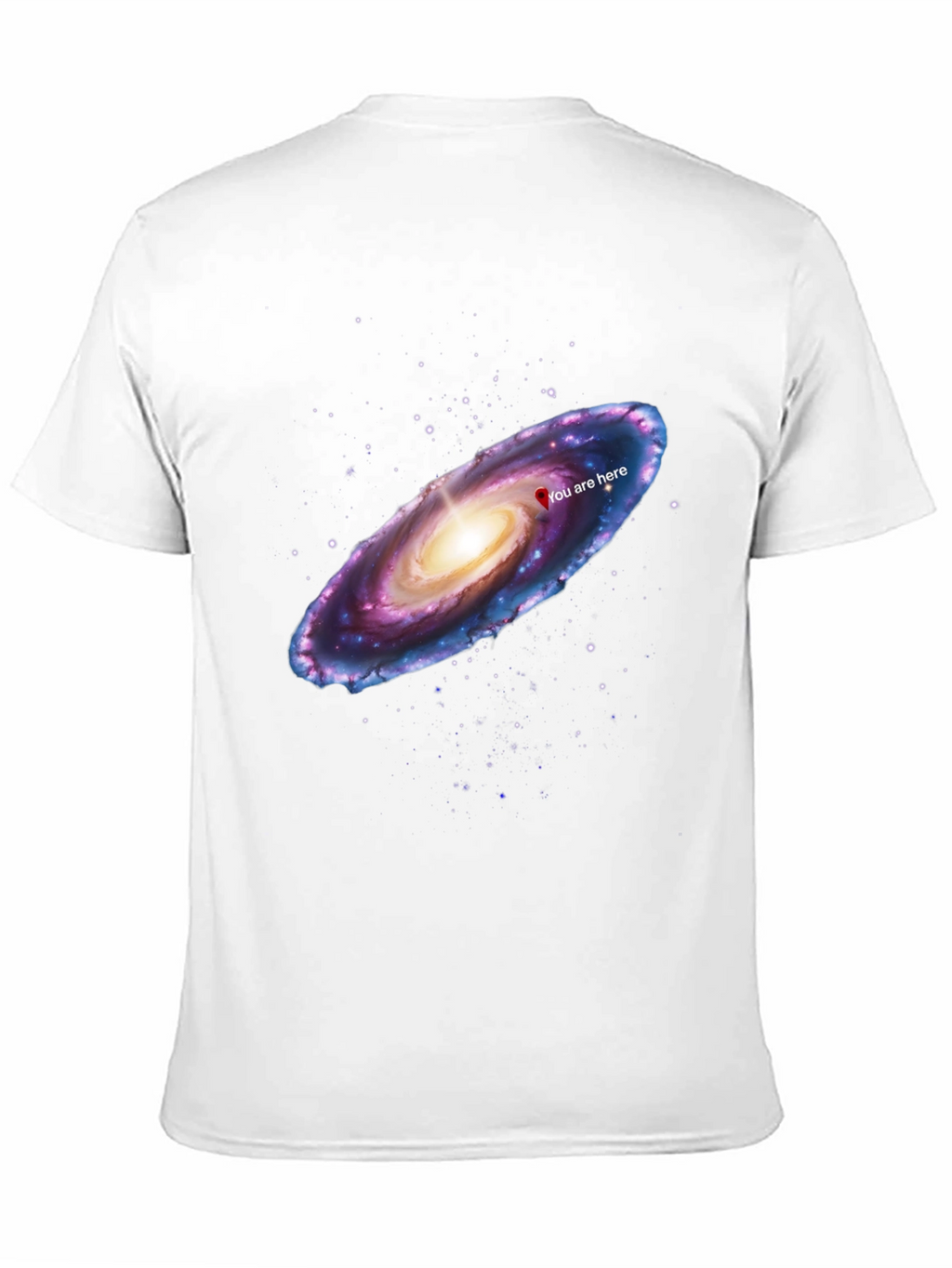 Galaxy You Are Here Graphic T-Shirt
