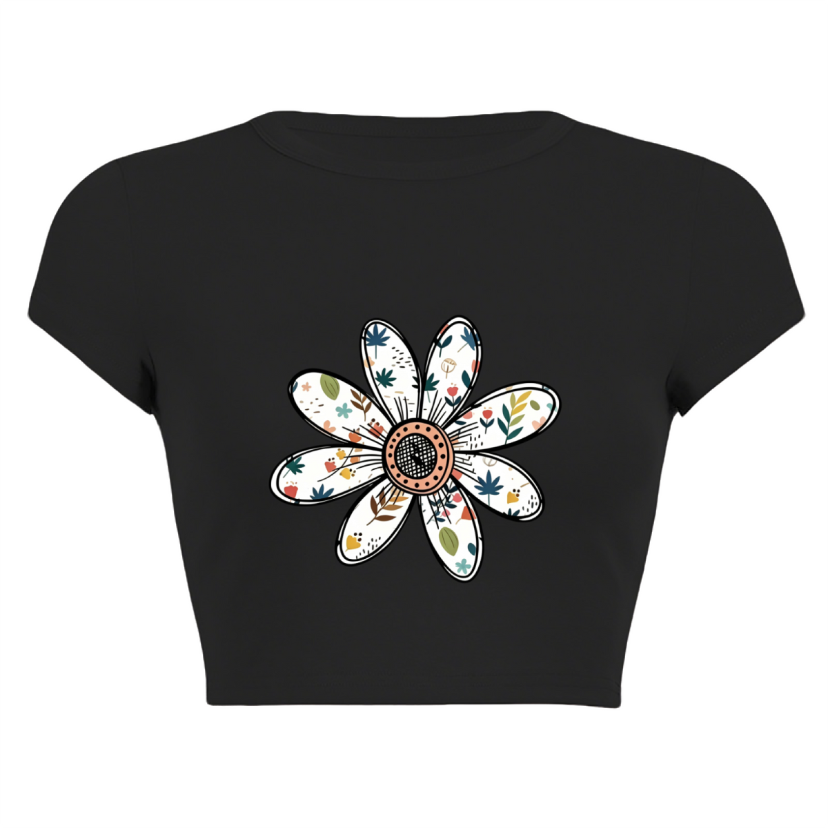 Juicy Dripping Ruby Lips Rhinestone Pink Crop Tee