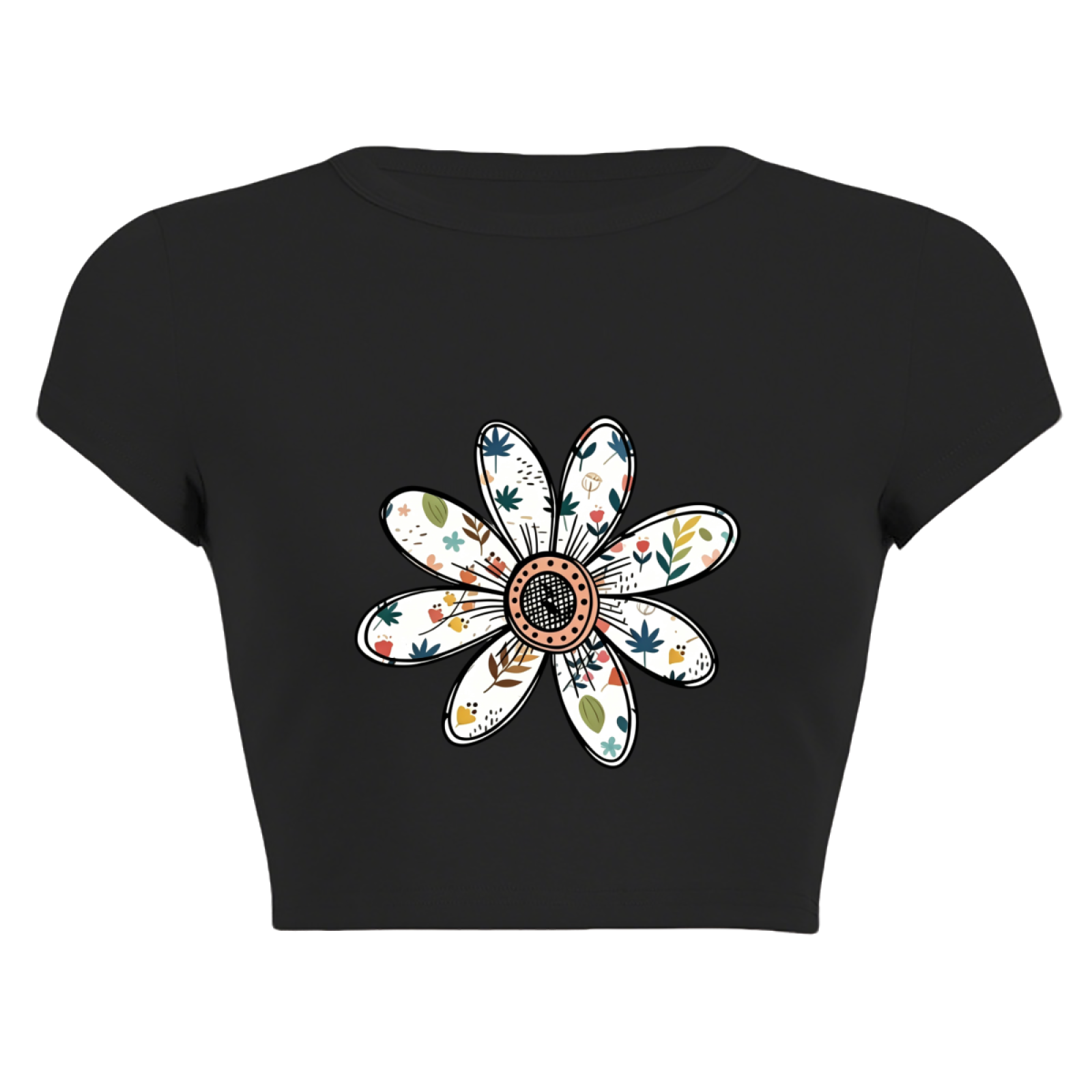 Juicy Dripping Ruby Lips Rhinestone Pink Crop Tee