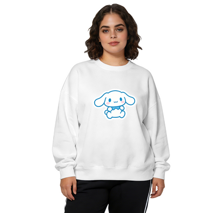 Simple Cinnamoroll Cute Blue Outline Crewneck Sweatshirt