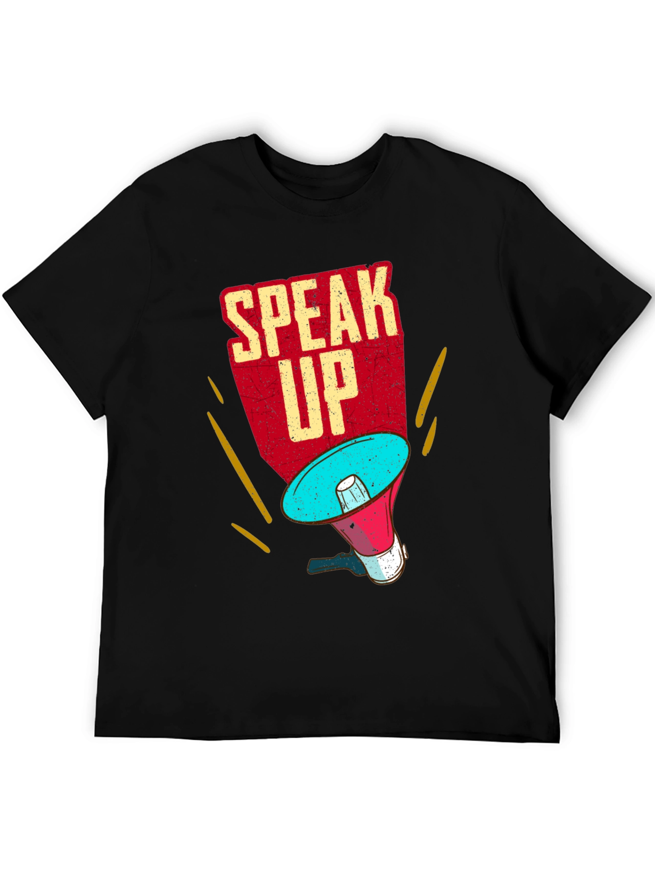 Speak Up T-Shirt - Megaphone Graphic Tee