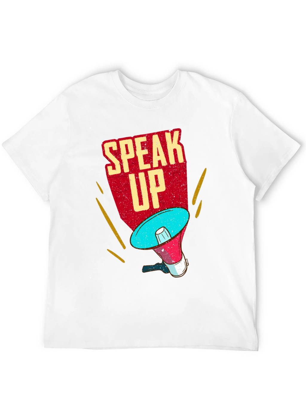 Speak Up T-Shirt - Megaphone Graphic Tee