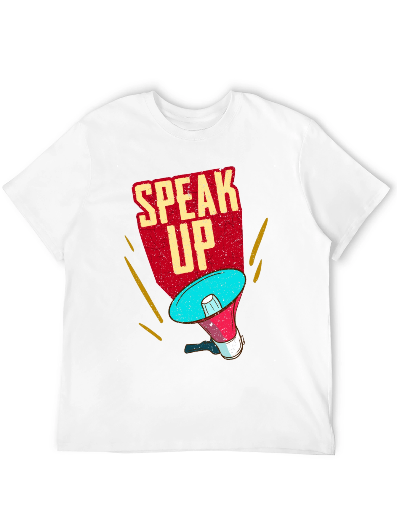 Speak Up T-Shirt - Megaphone Graphic Tee