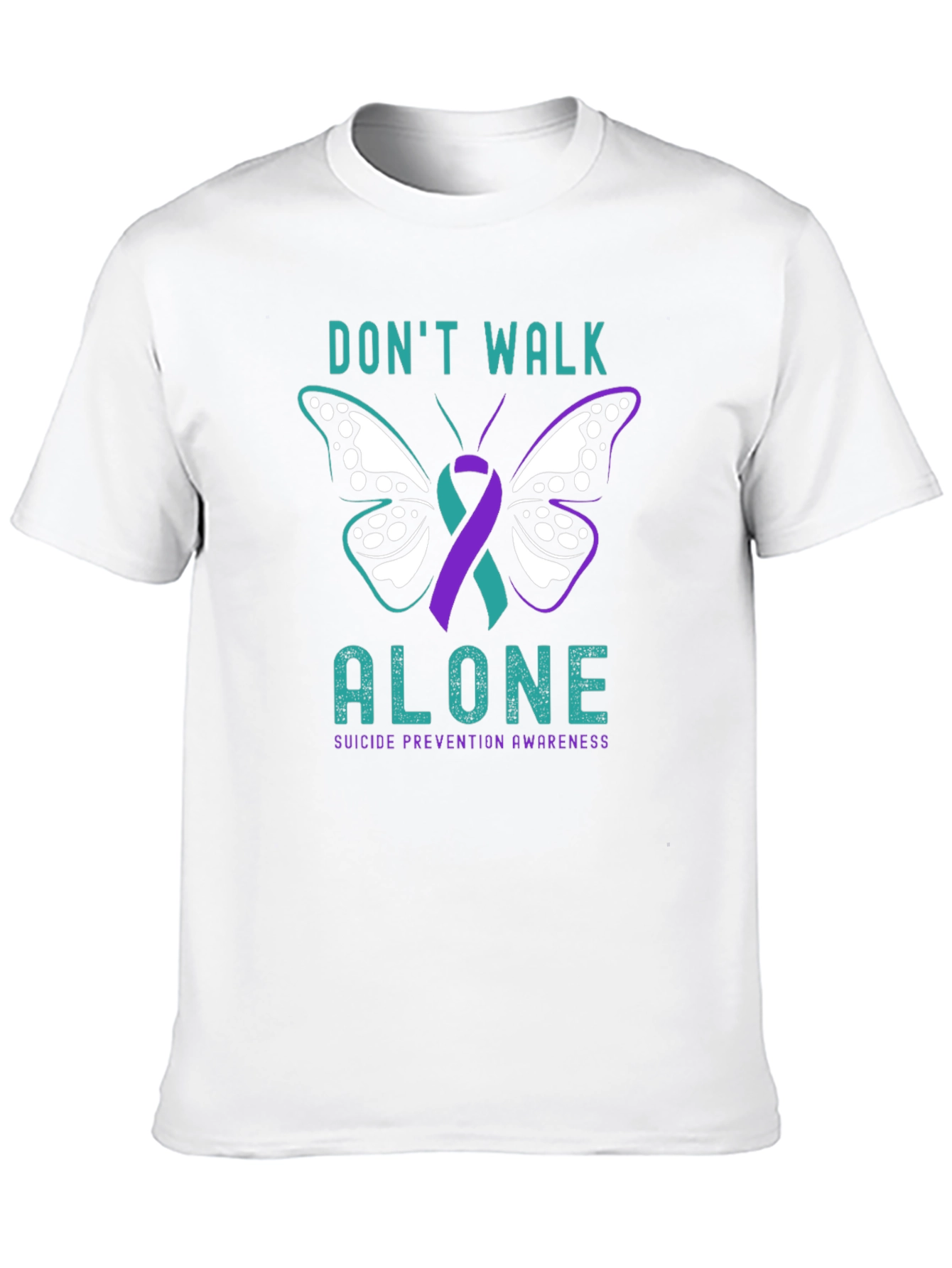 Dont Walk Alone Suicide Prevention Awareness T-Shirt