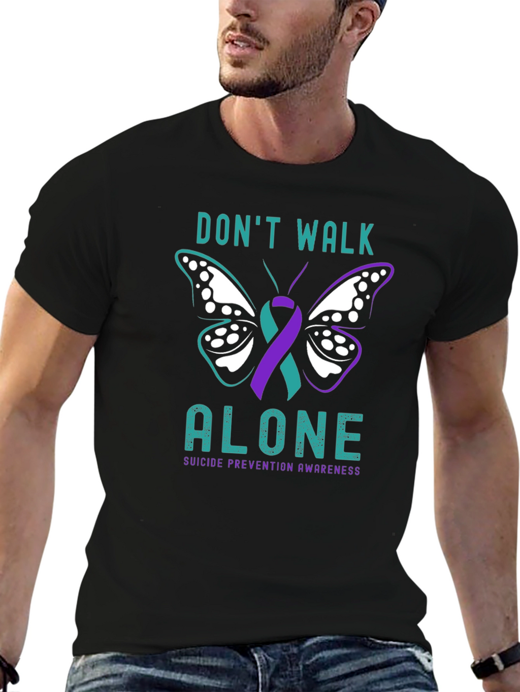 Dont Walk Alone Suicide Prevention Awareness T-Shirt