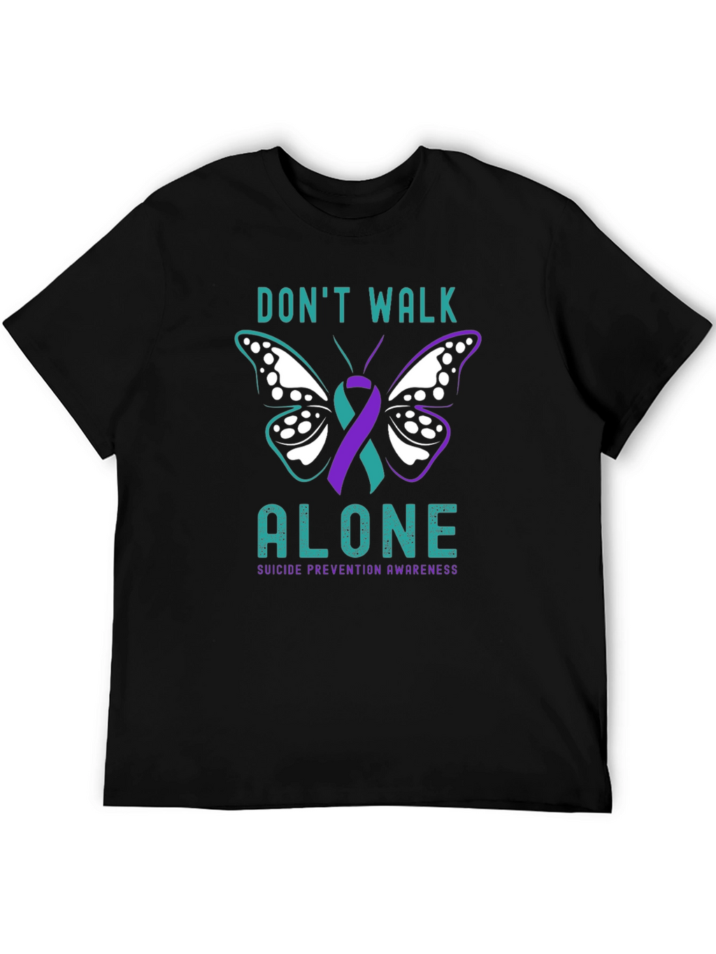Dont Walk Alone Suicide Prevention Awareness T-Shirt