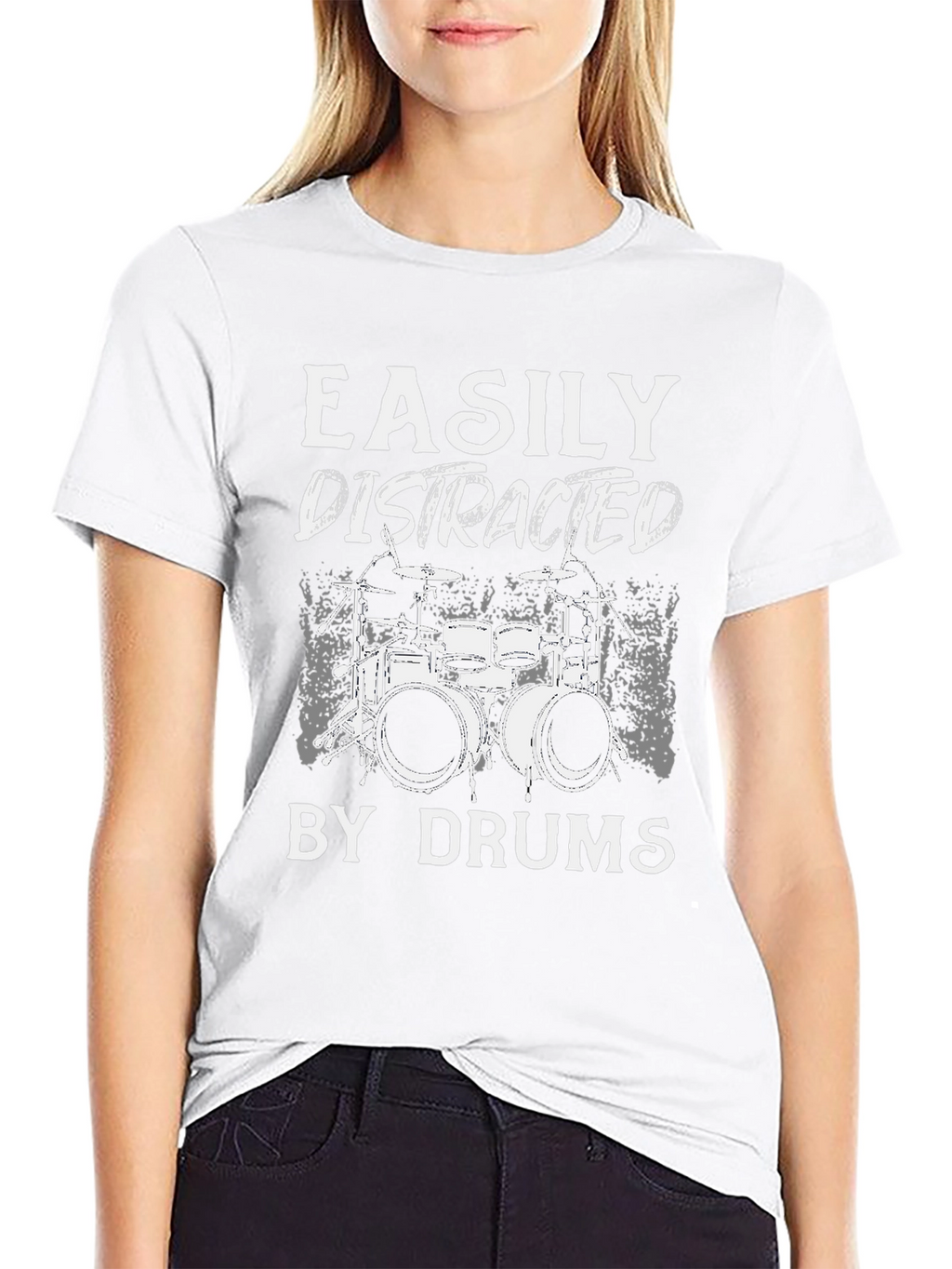 Easily Distracted by Drums T-Shirt