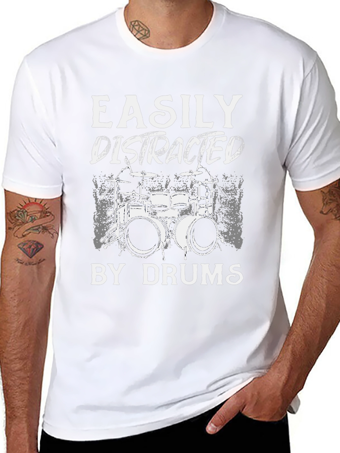 Easily Distracted by Drums T-Shirt