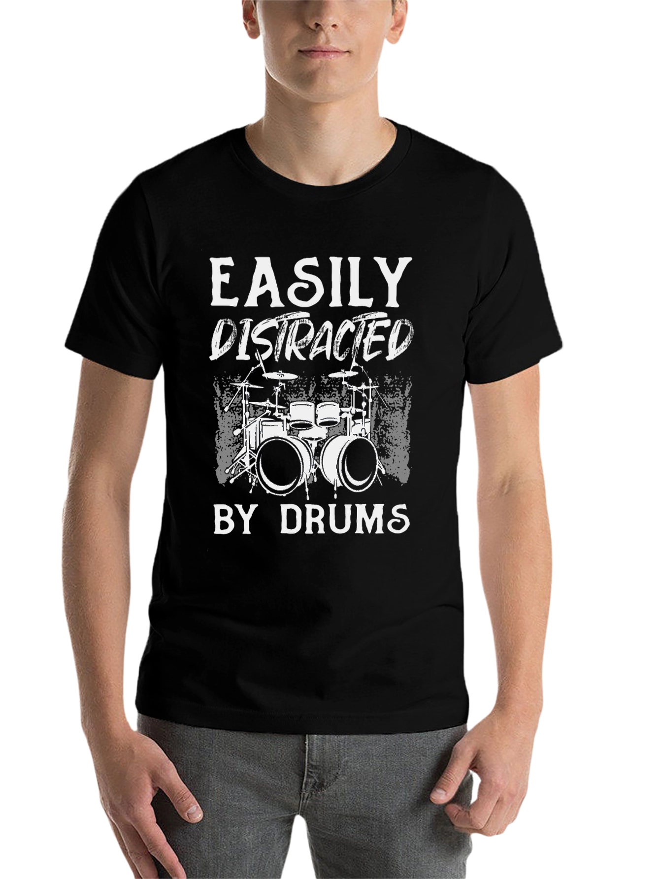 Easily Distracted by Drums T-Shirt