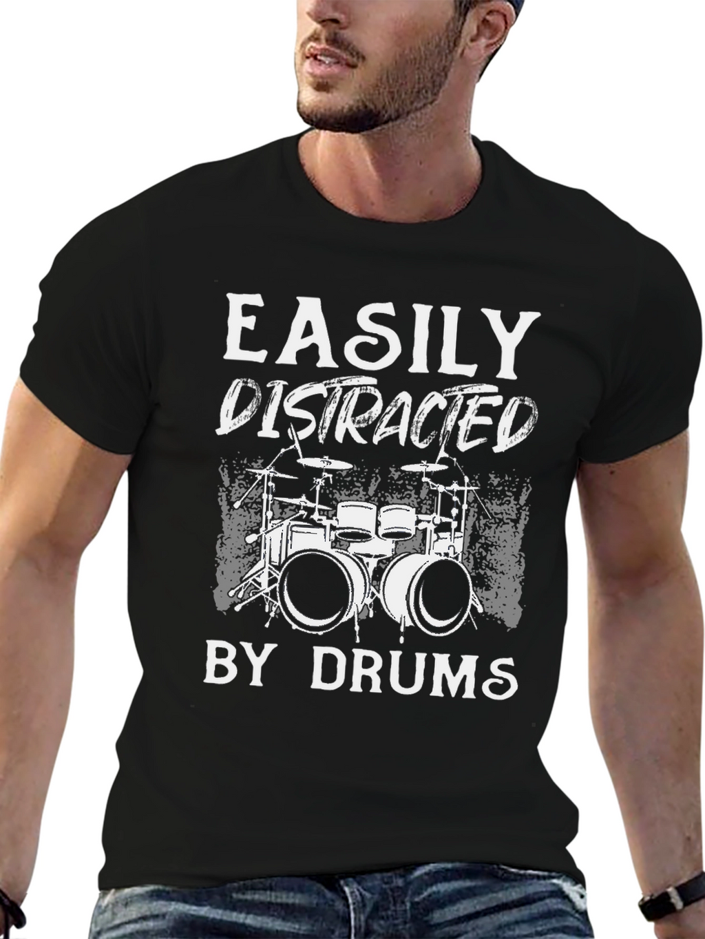 Easily Distracted by Drums T-Shirt