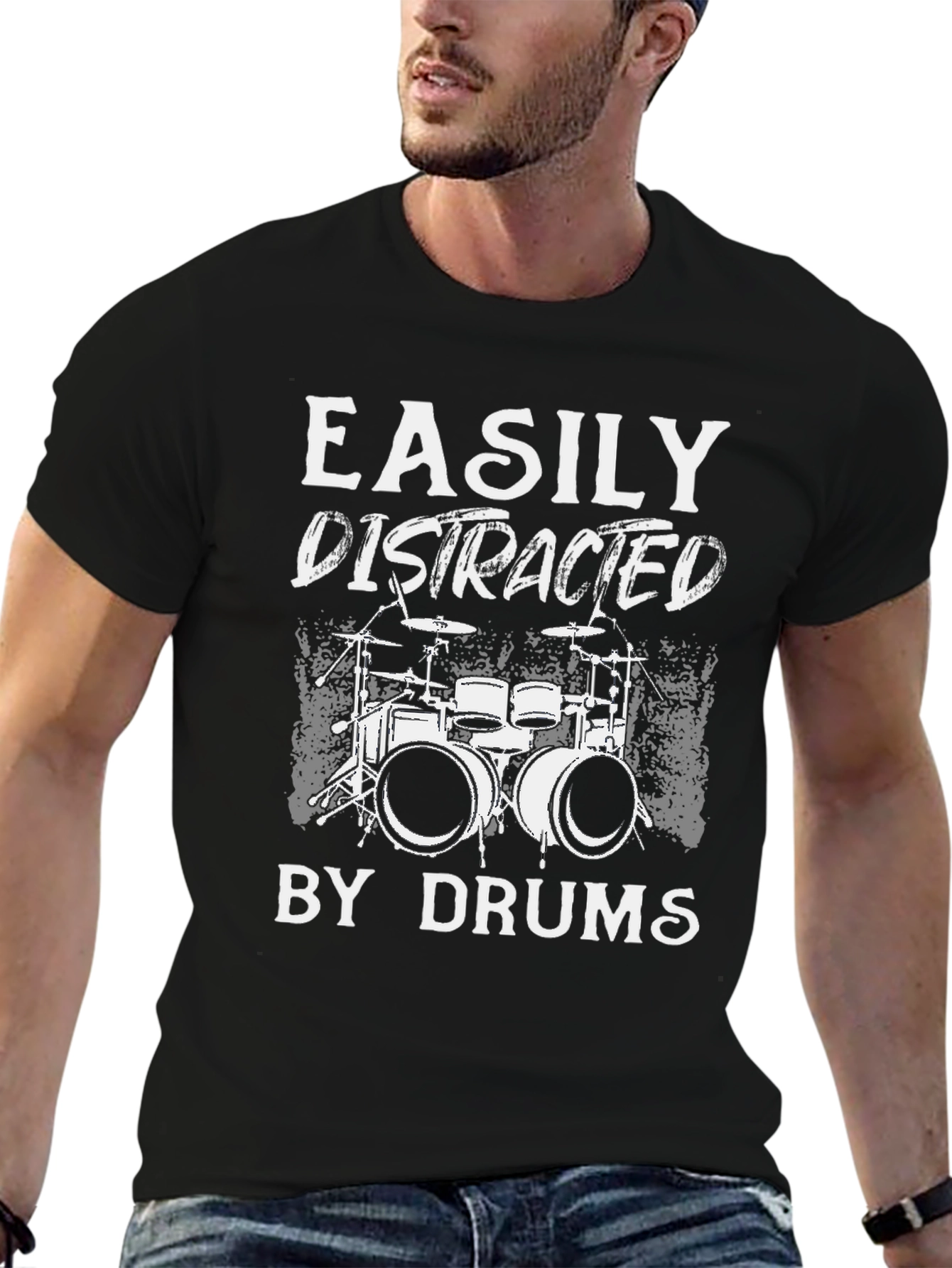 Easily Distracted by Drums T-Shirt