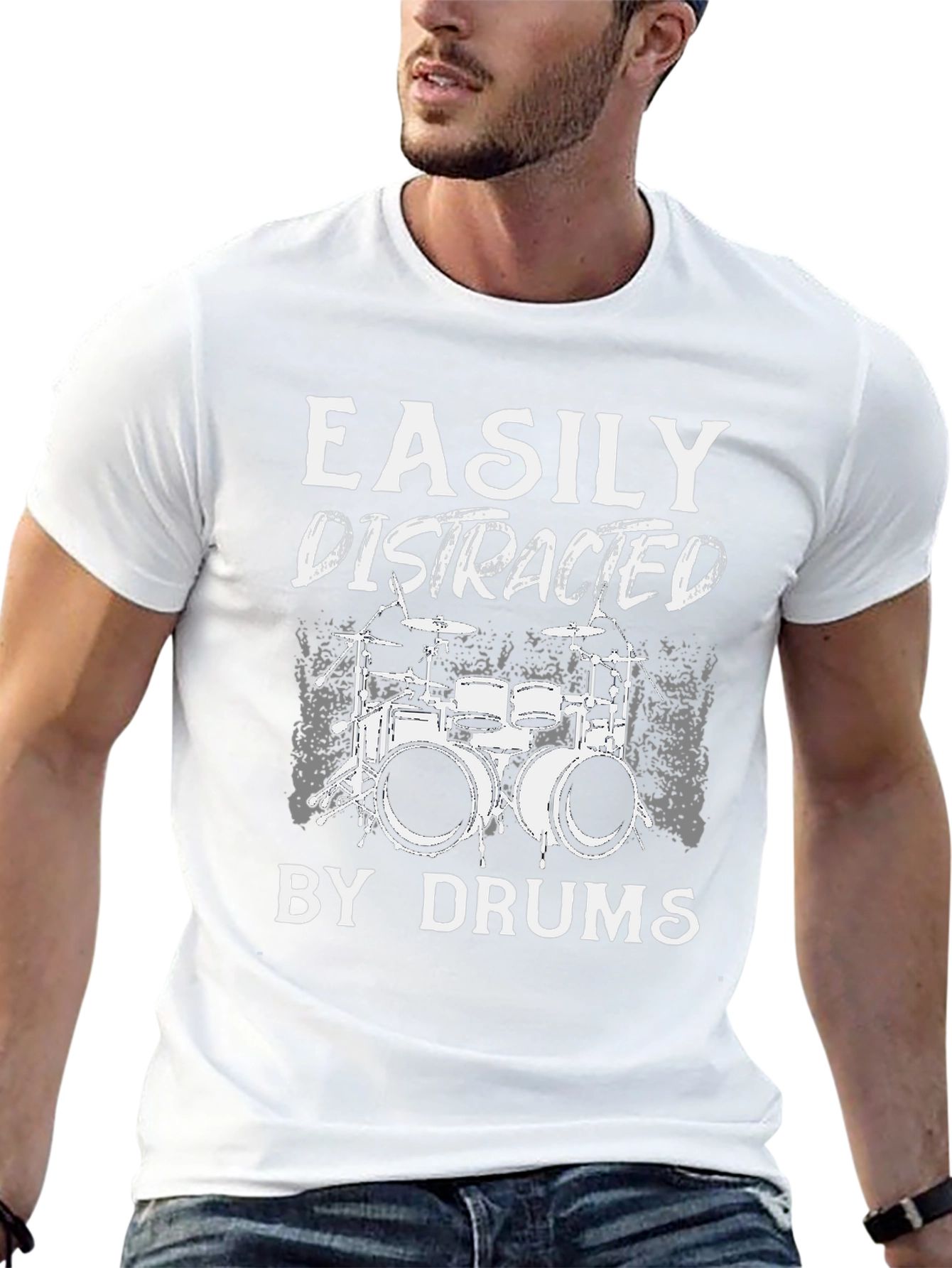 Easily Distracted by Drums T-Shirt
