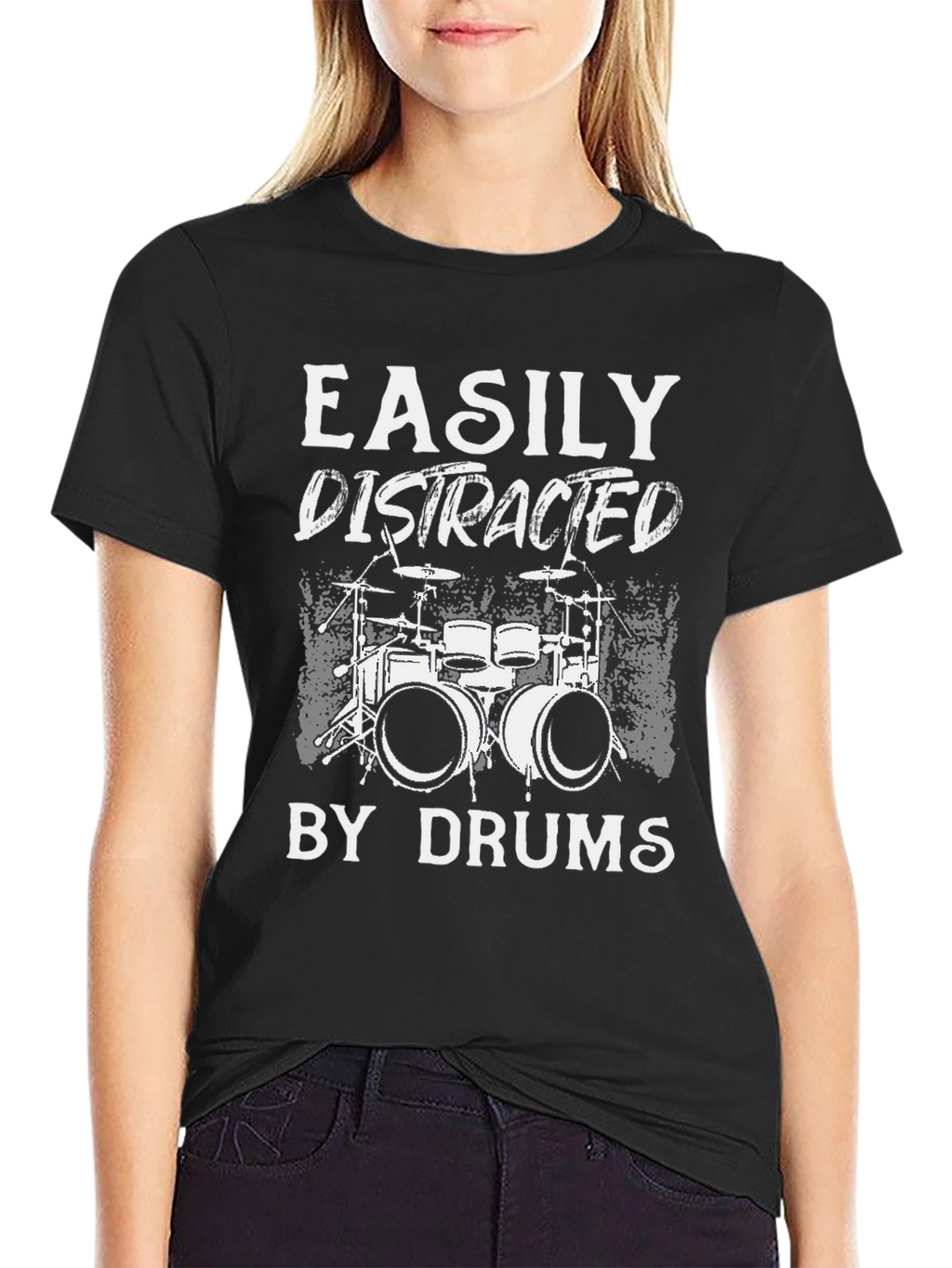 Easily Distracted by Drums T-Shirt