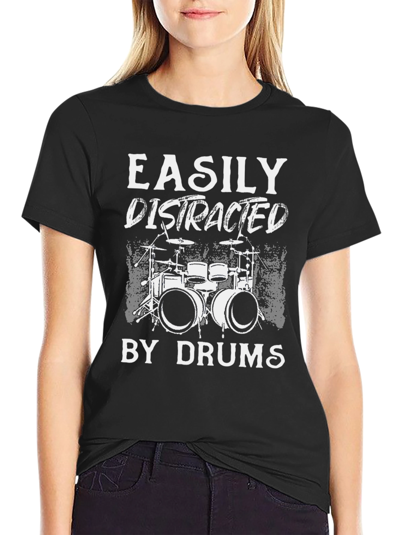 Easily Distracted by Drums T-Shirt