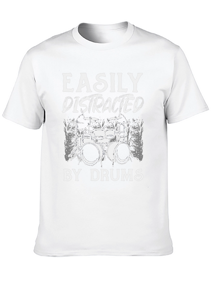 Easily Distracted by Drums T-Shirt