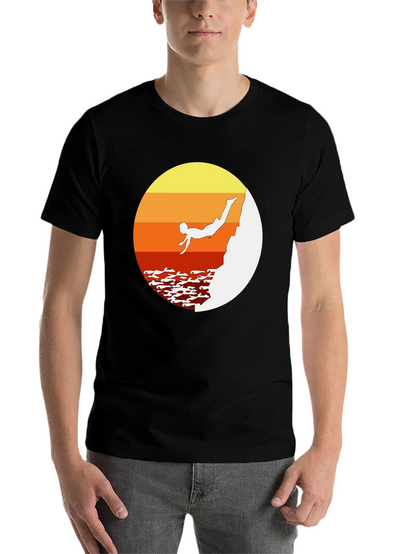 Cliff Diver Retro T-Shirt