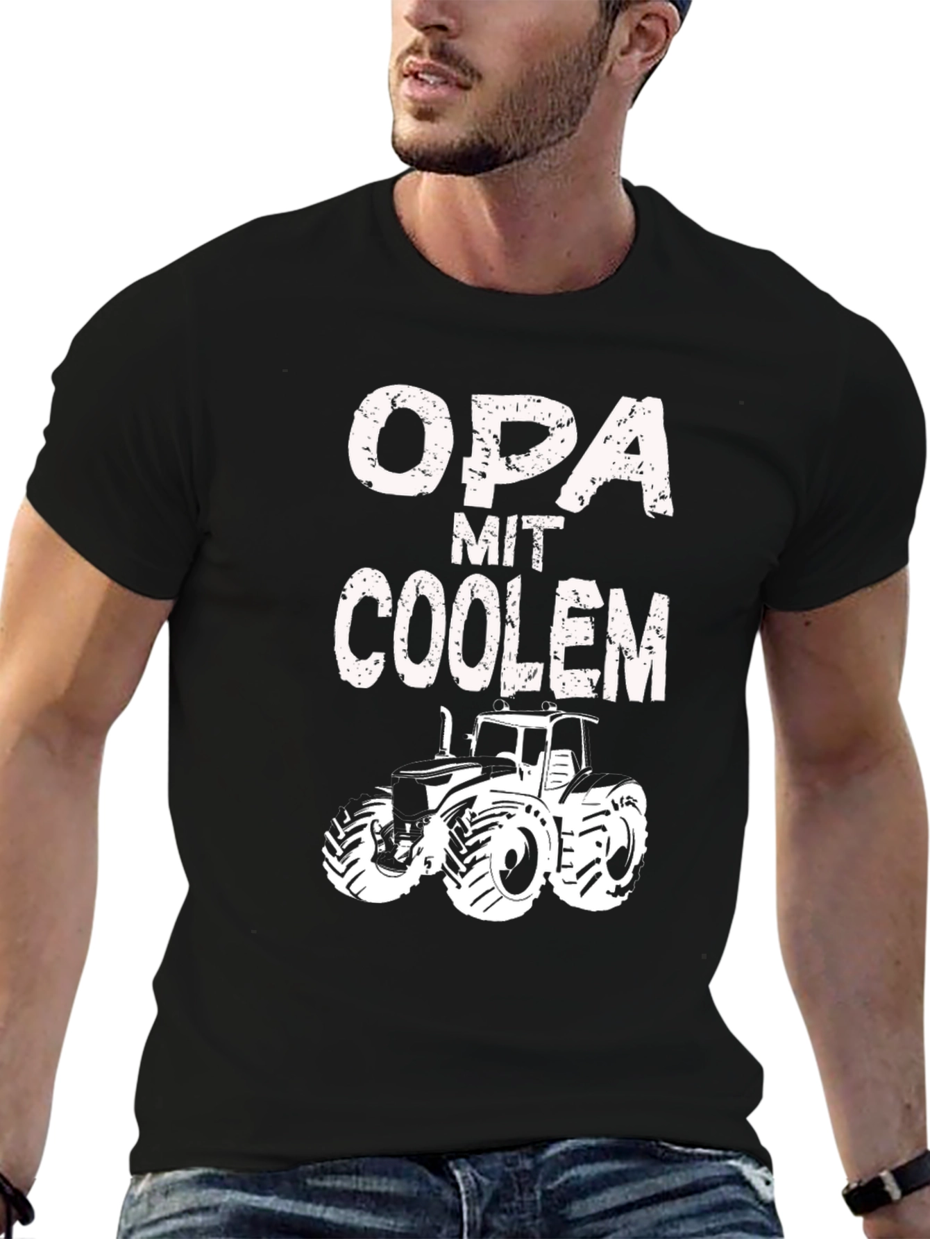 Cool Grandpa Tractor T-Shirt
