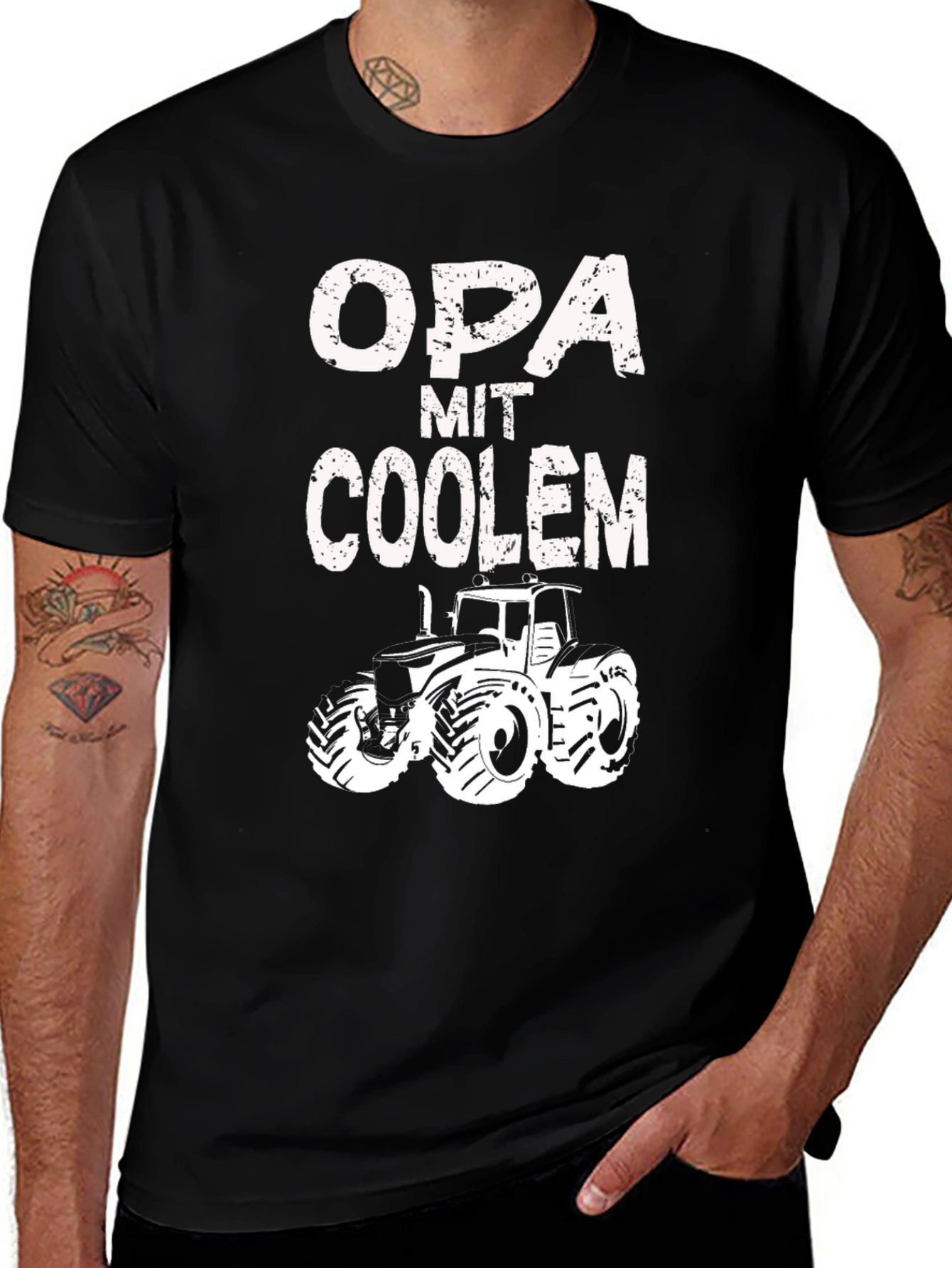 Cool Grandpa Tractor T-Shirt