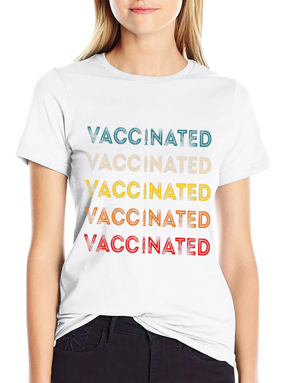 Vaccinated Retro T-Shirt