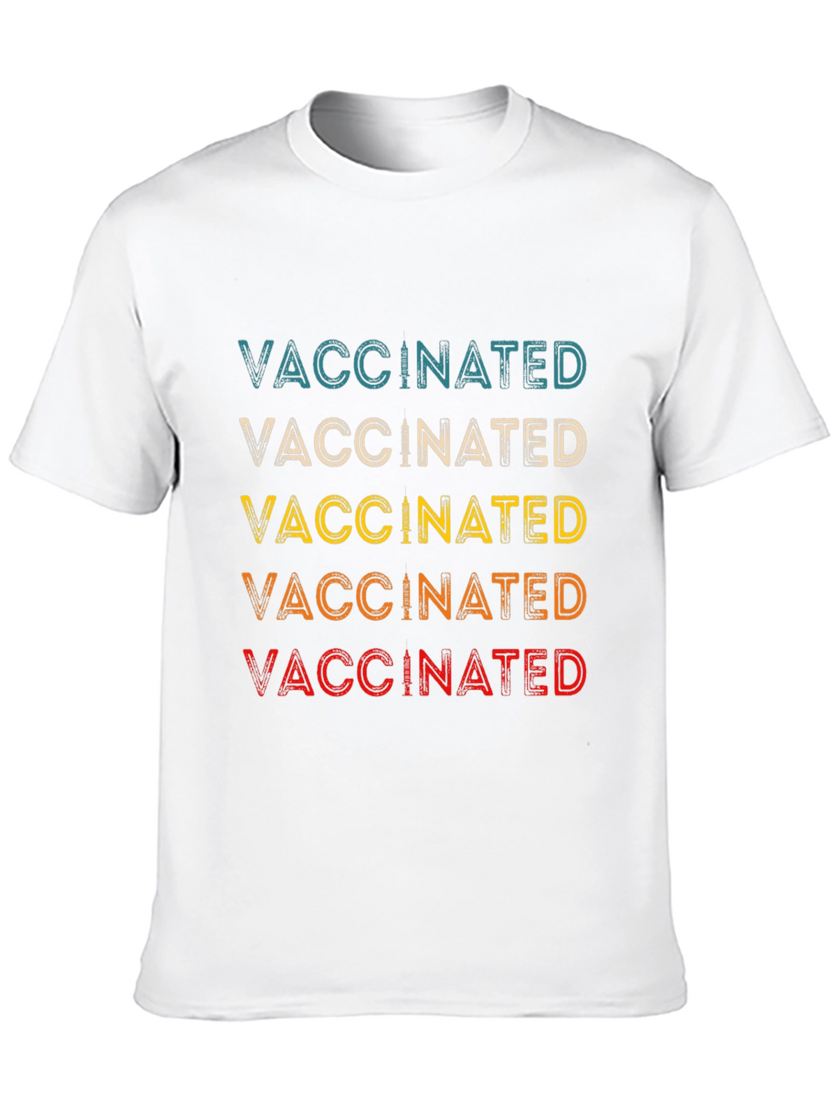 Vaccinated Retro T-Shirt