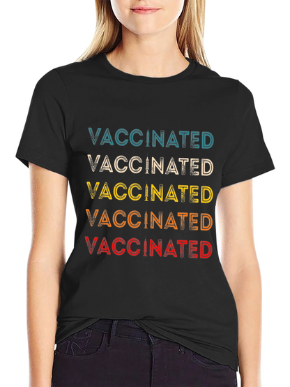 Vaccinated Retro T-Shirt