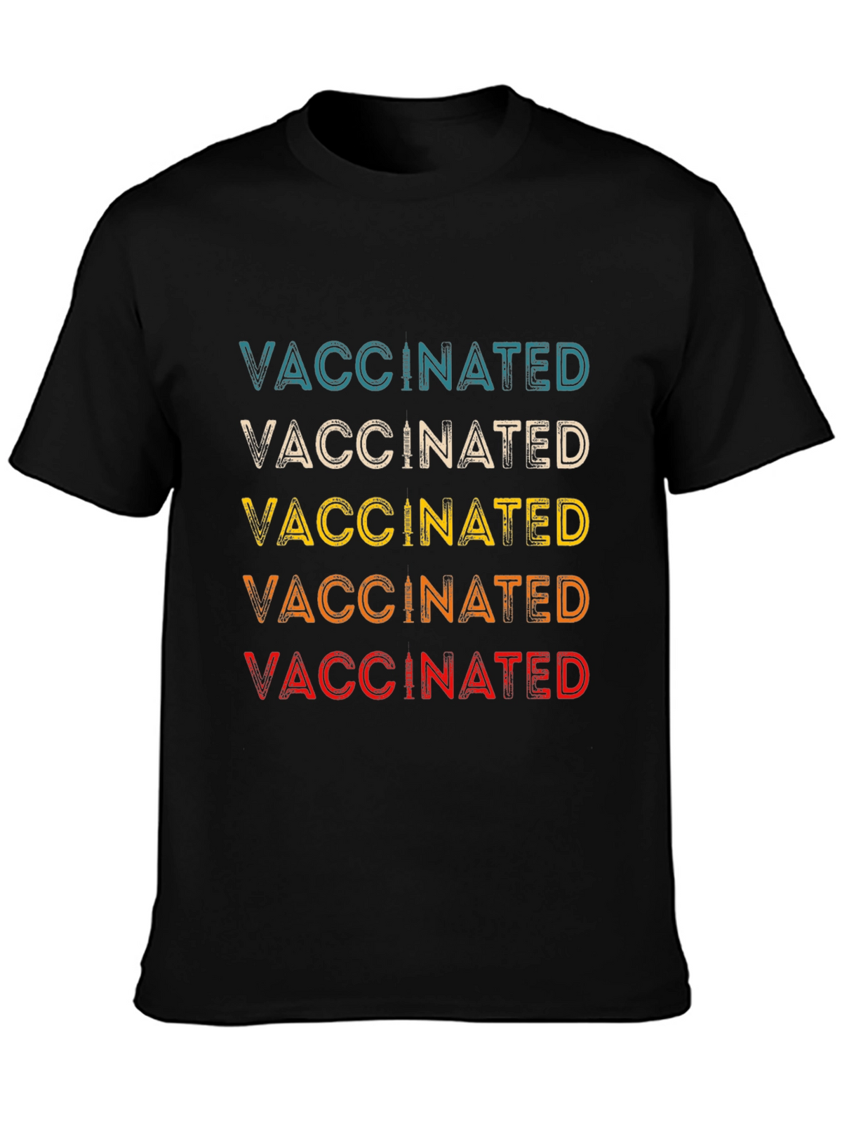 Vaccinated Retro T-Shirt