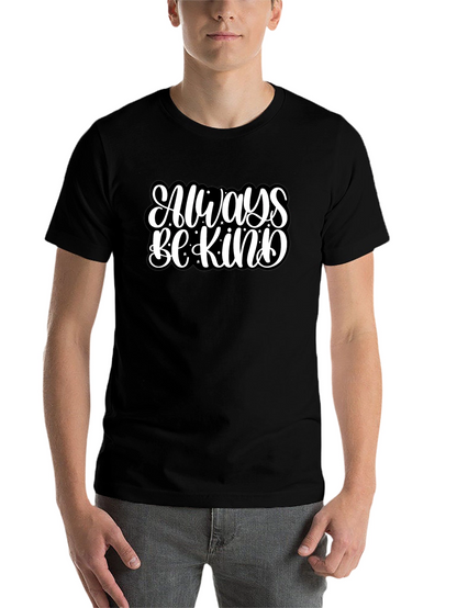 Always Be Kind Graphic Black T-Shirt