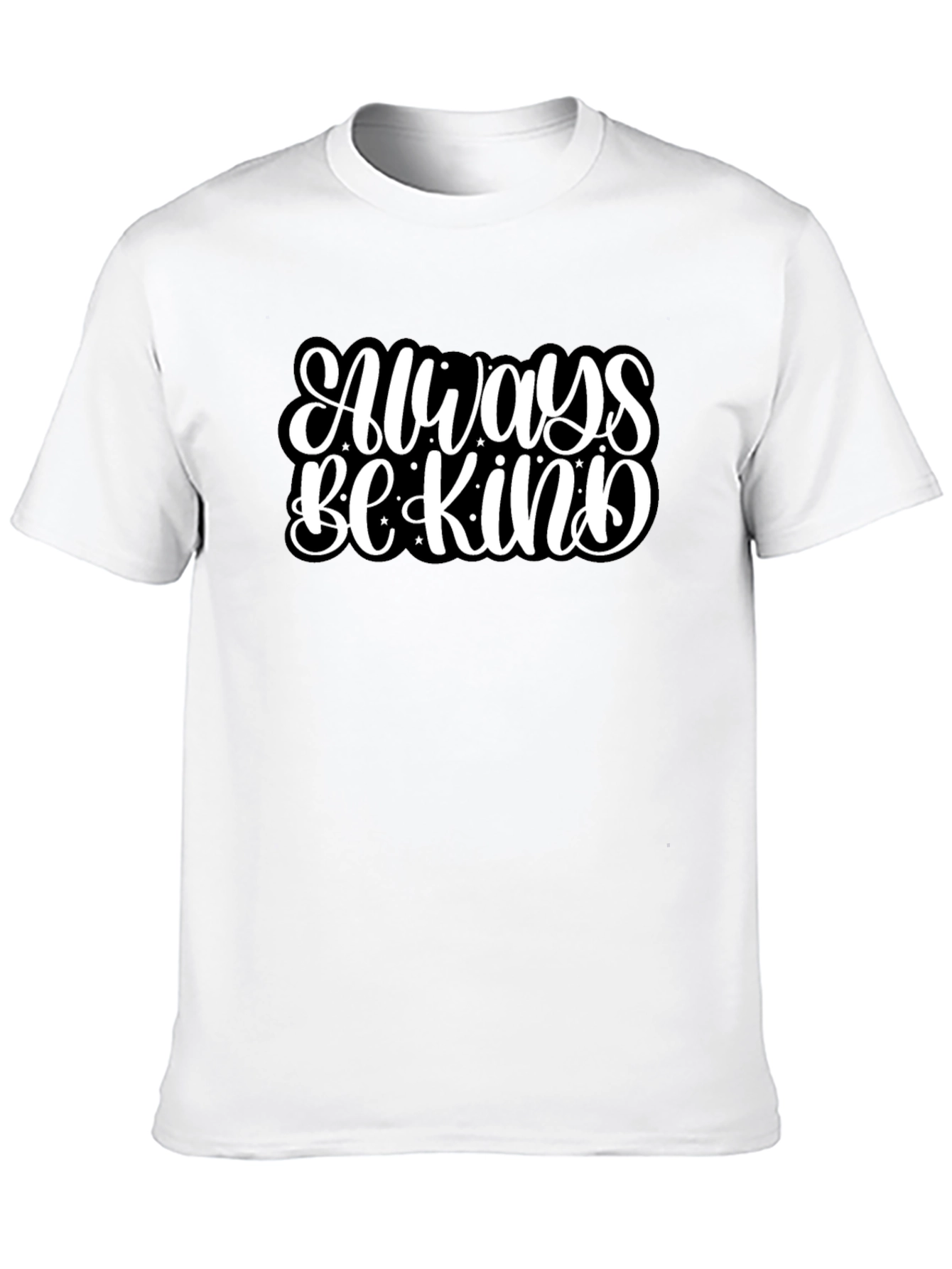 Always Be Kind Graphic Black T-Shirt
