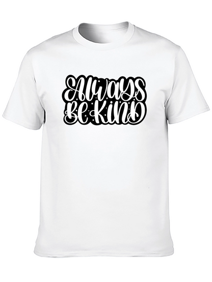 Always Be Kind Graphic Black T-Shirt