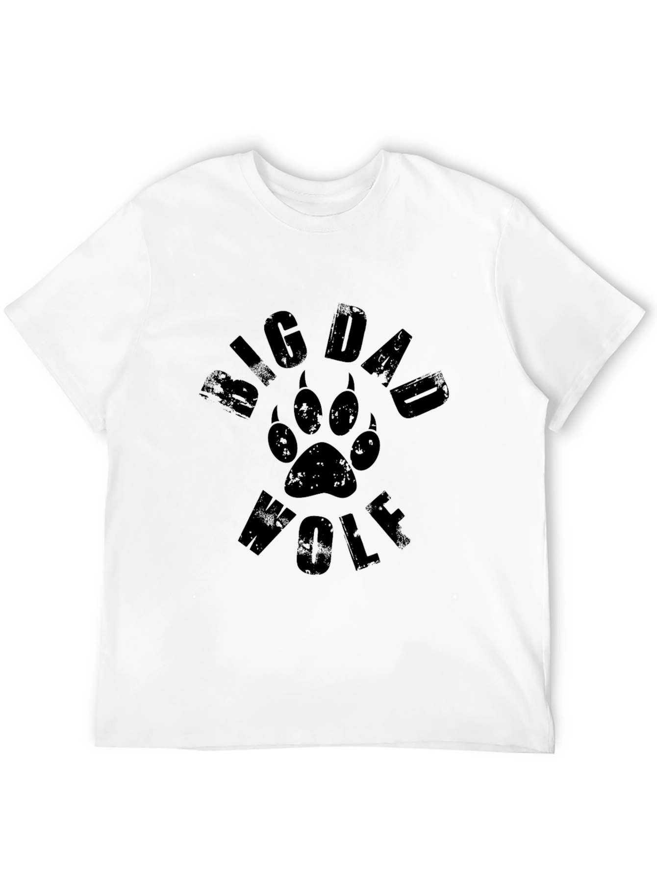 Big Dad Wolf T-Shirt - Mens Black Tee
