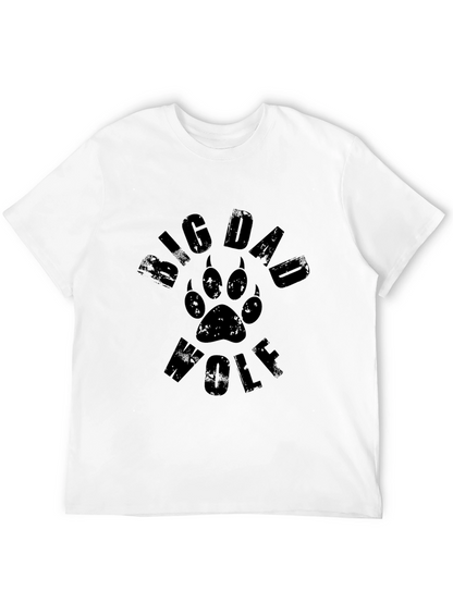 Big Dad Wolf T-Shirt - Mens Black Tee