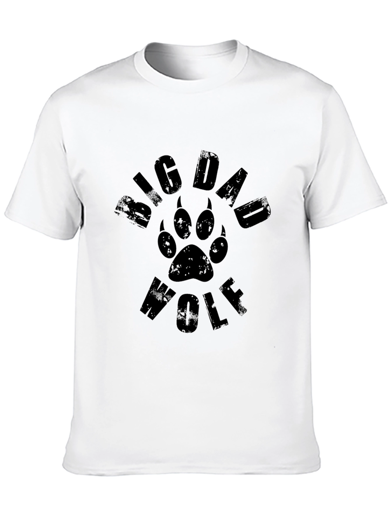 Big Dad Wolf T-Shirt - Mens Black Tee