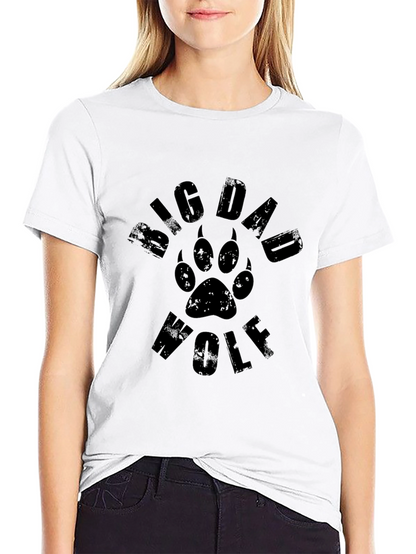 Big Dad Wolf T-Shirt - Mens Black Tee