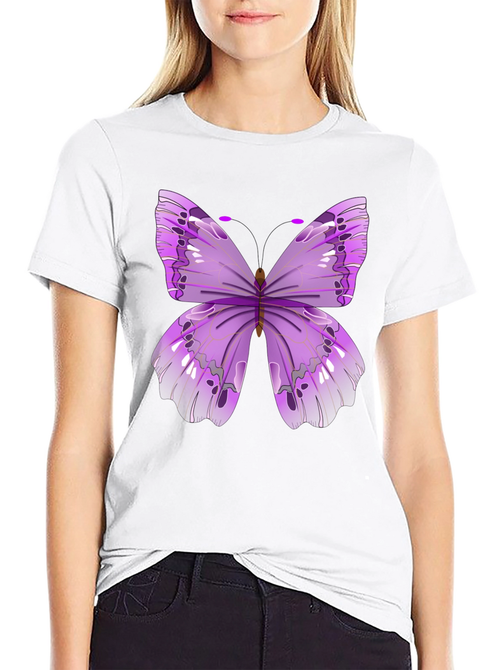 Butterfly Graphic Print Tee