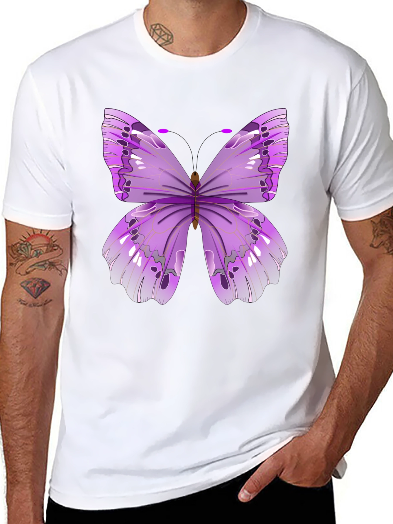 Butterfly Graphic Print Tee