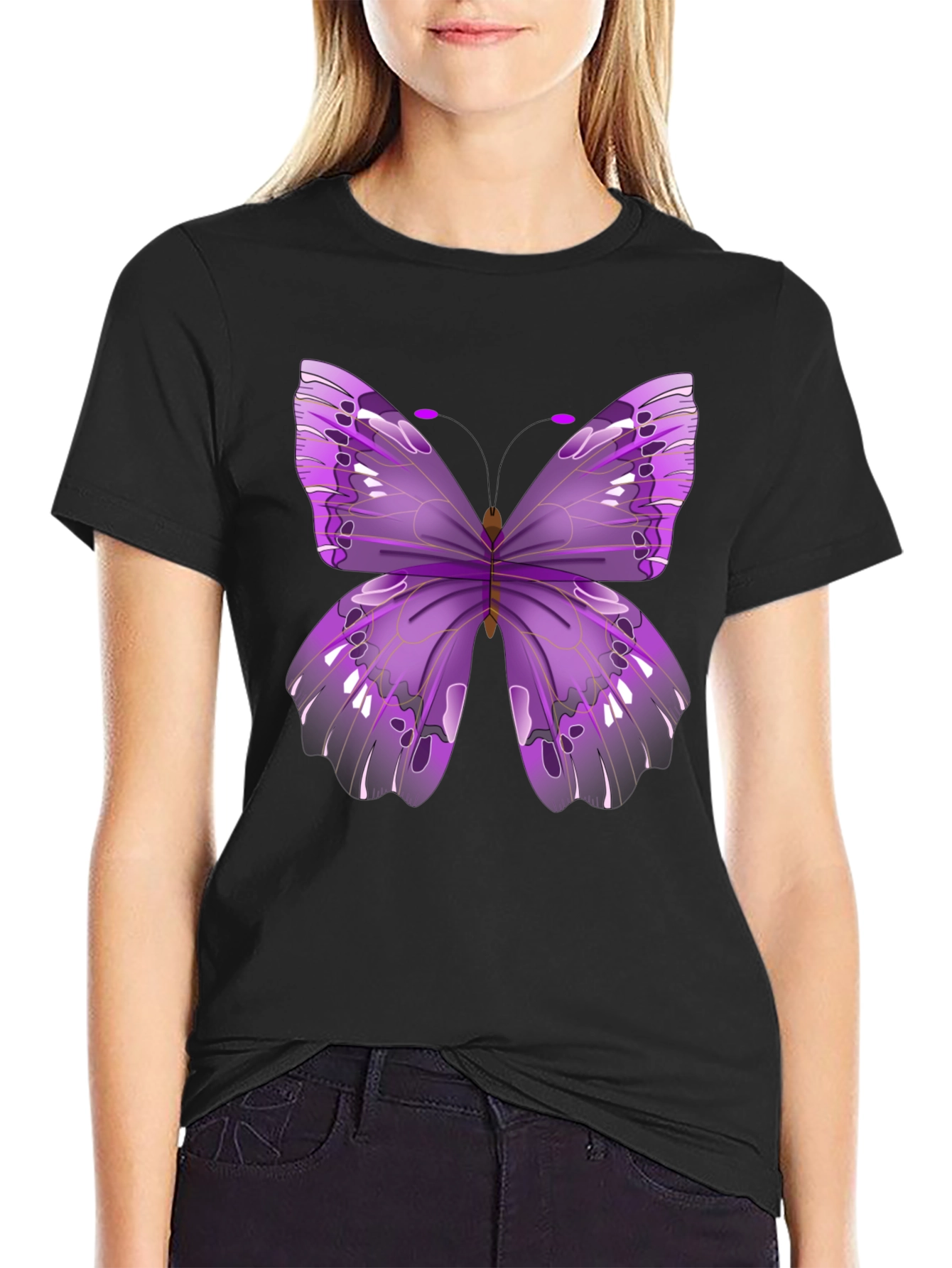 Butterfly Graphic Print Tee