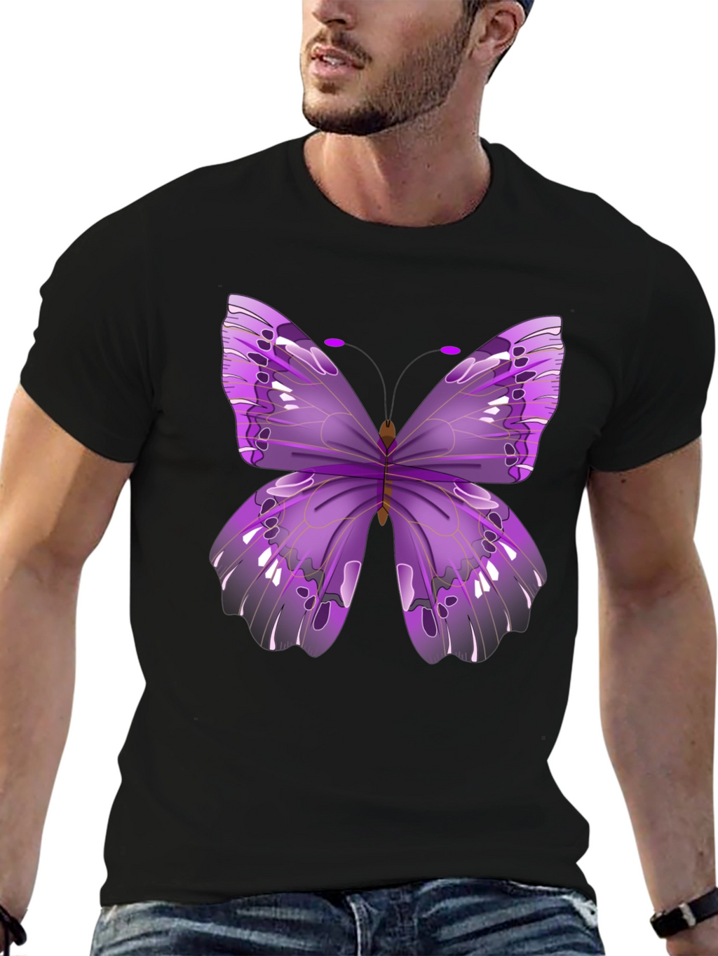 Butterfly Graphic Print Tee