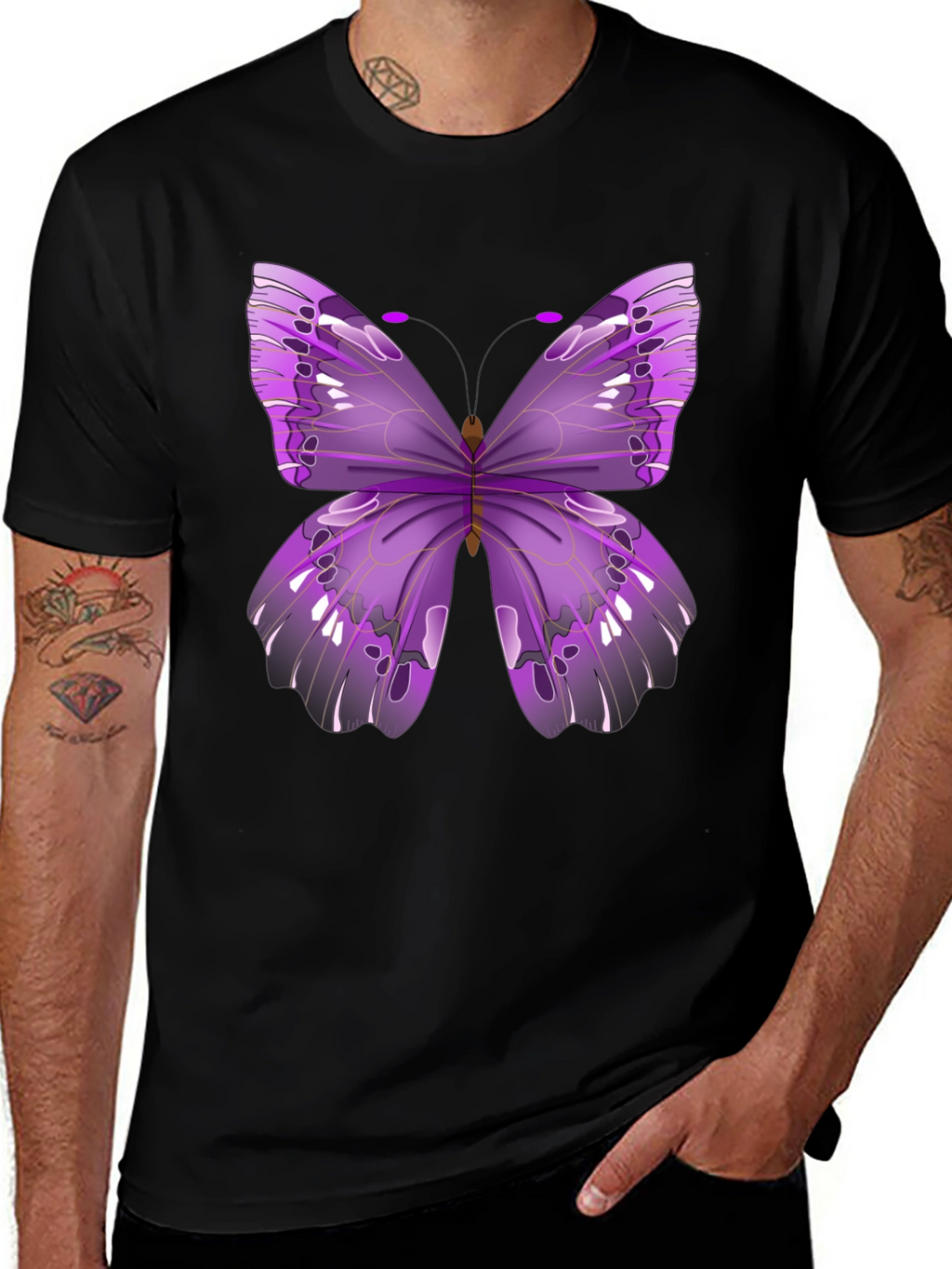 Butterfly Graphic Print Tee