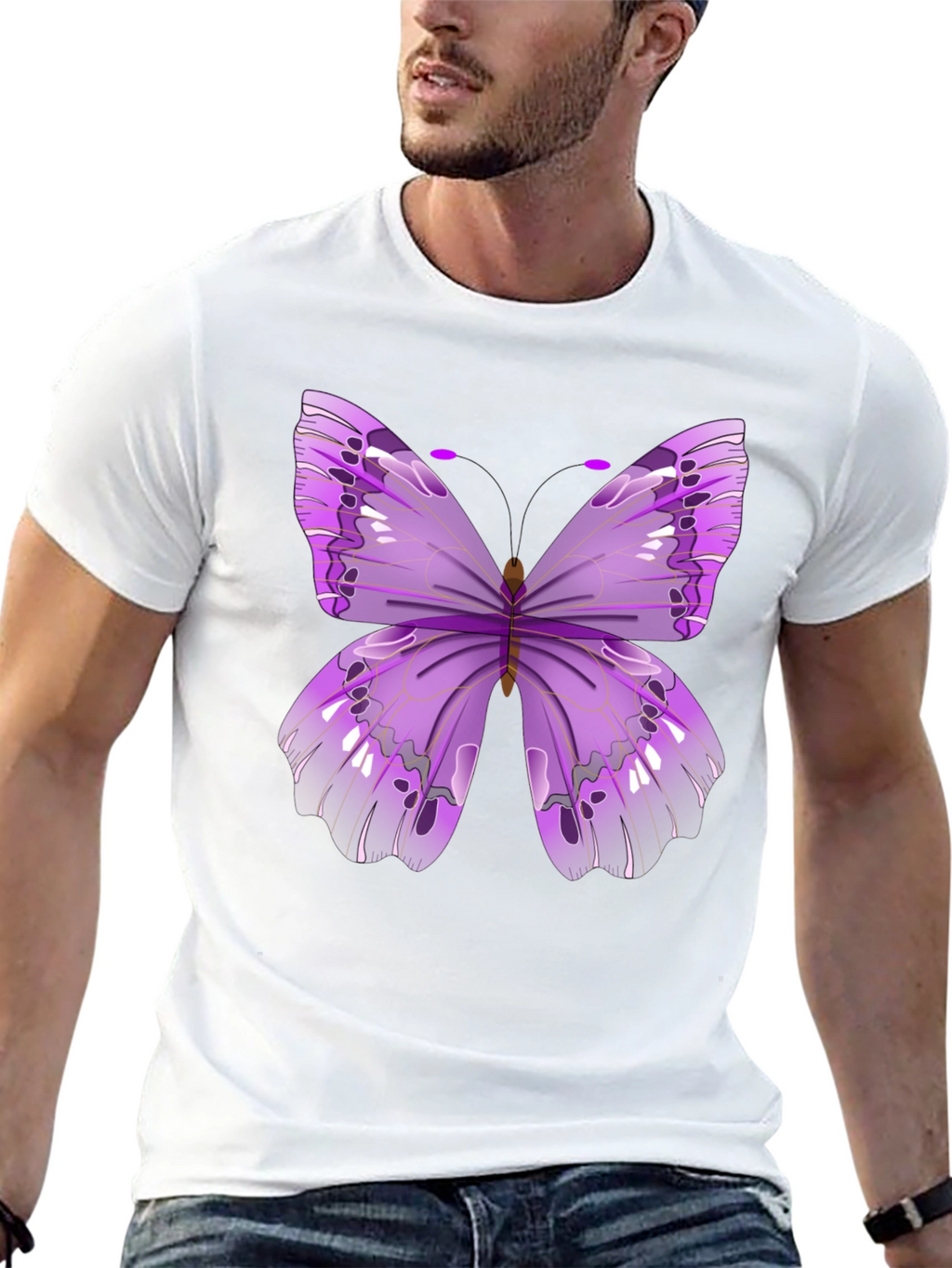 Butterfly Graphic Print Tee