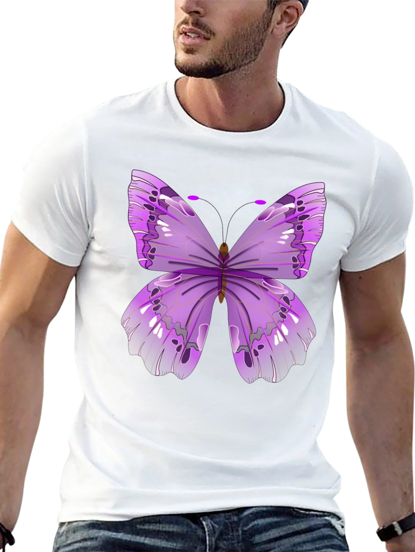 Butterfly Graphic Print Tee