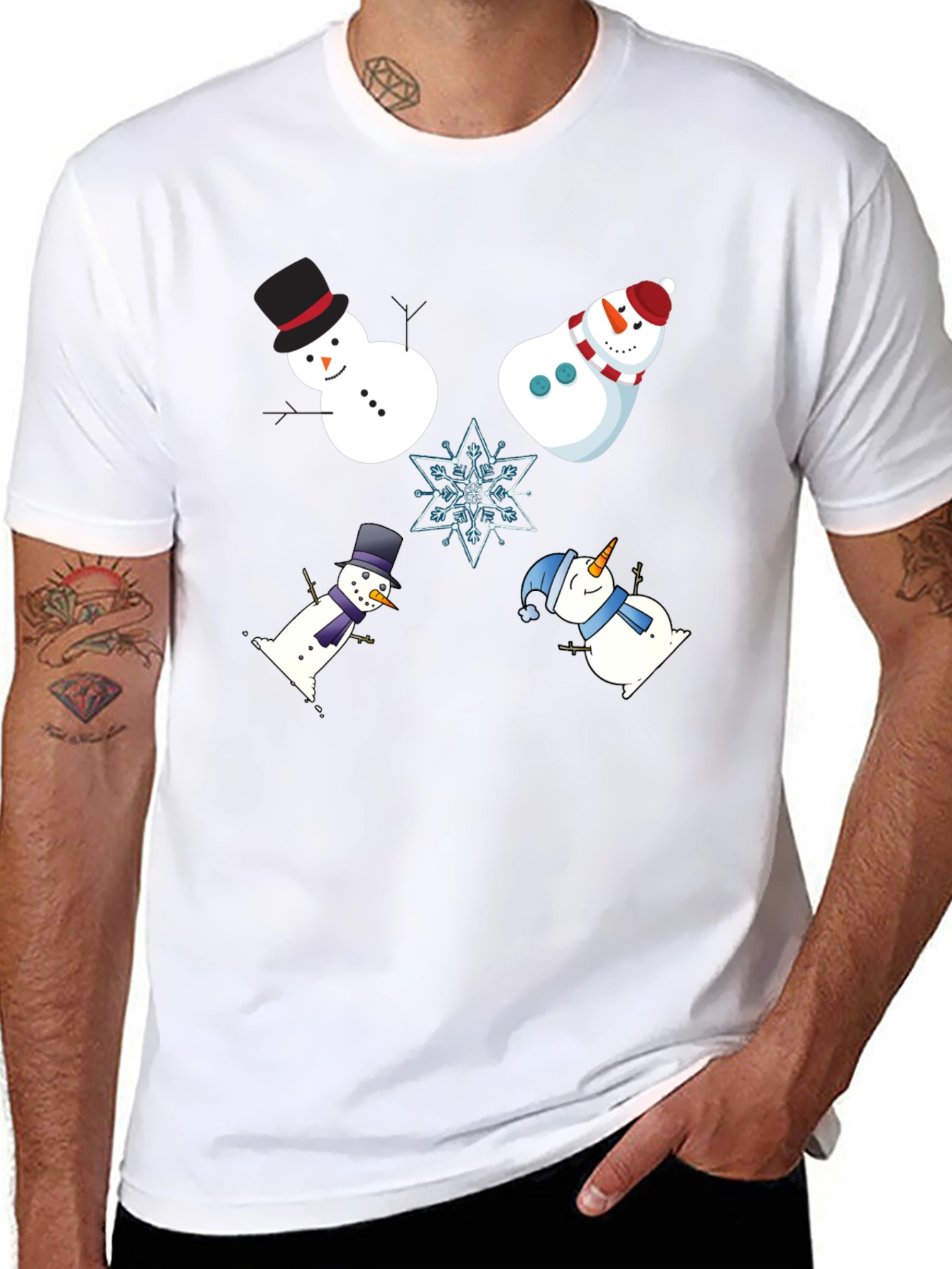 Snowman Christmas T-Shirt