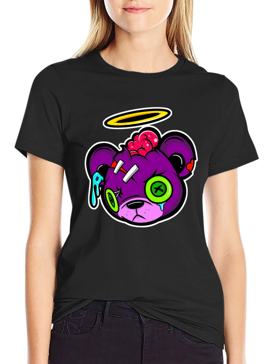 Zombie Bear Graphic T-Shirt