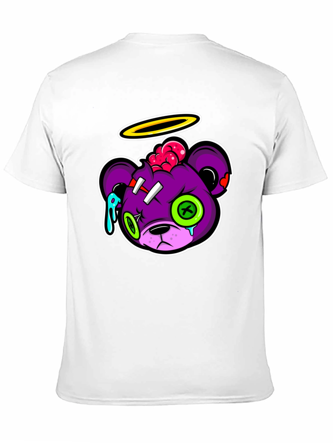 Zombie Bear Graphic T-Shirt