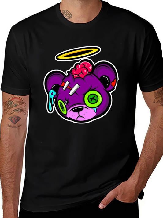 Zombie Bear Graphic T-Shirt